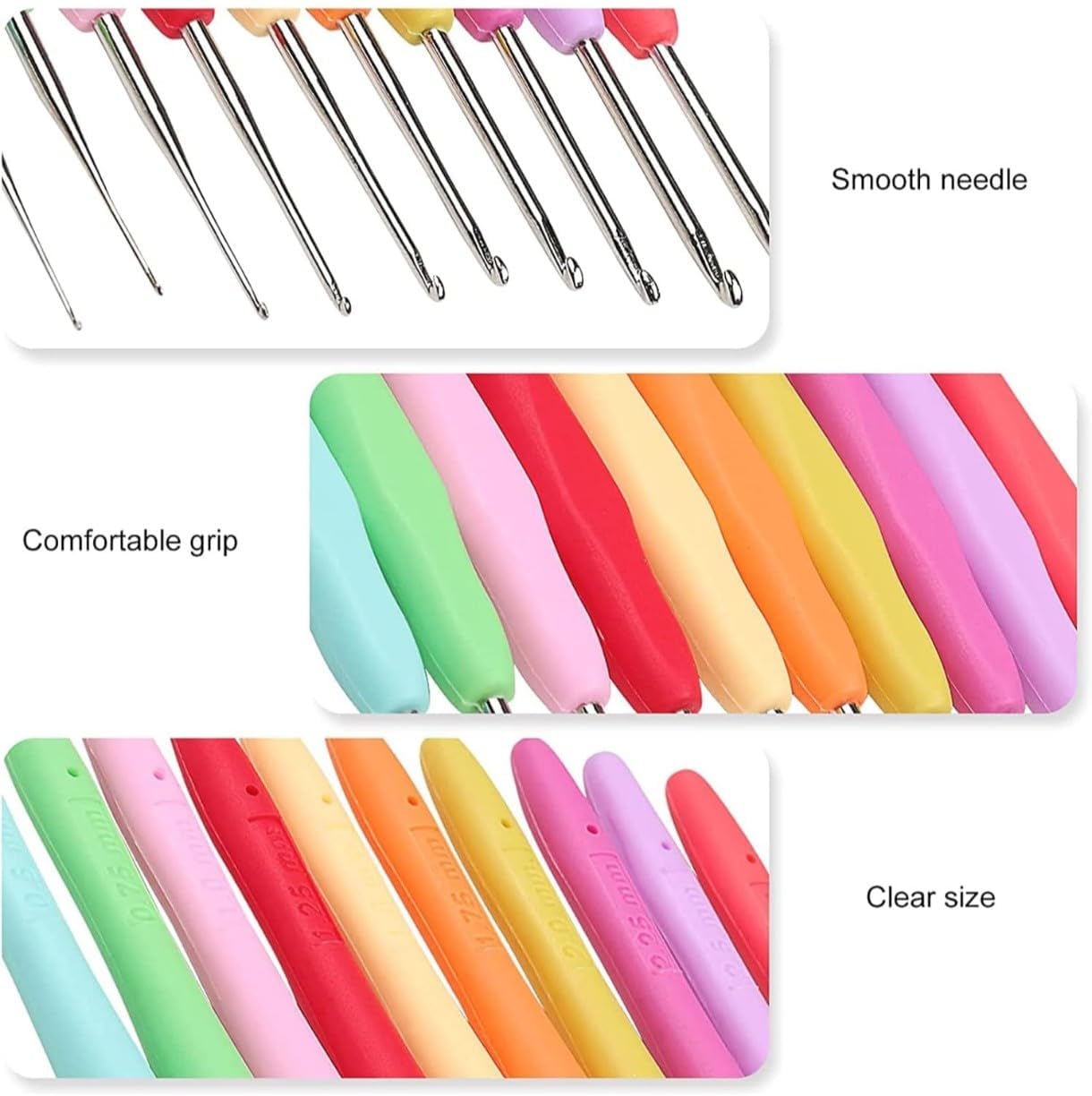 8-Piece Crochet Hook Set - Knitting Needles -4