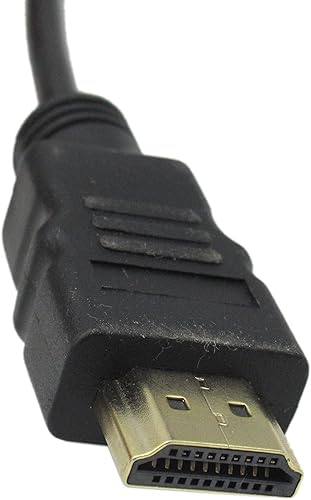 Miniatura 5 de BLUE ELF Cable adaptador HDMI a VGA de 6 pies/5.9 ft, chapado en oro, 1080P, HDMI macho a VGA macho, cable convertidor de video activo para