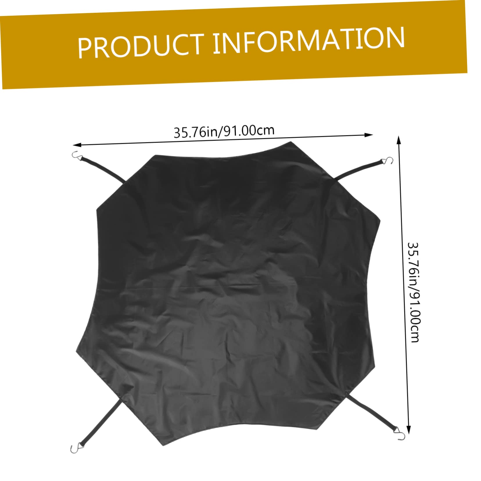 iplusmile 3 Piezas Funda para Aire Acondicionado Exterior de Oxford Resistente al Agua Sol Protectora Antióxido con Cuerdas Elásticas para Unidades Exteriores