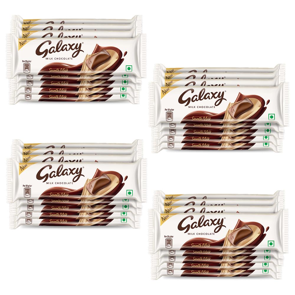 See full amazon price history chart for Galaxy Smooth Milk Chocolate Bar | Loaded With The Goodness Of Milk & Cocoa | Rich & Smooth Chocolate | Perfect For Sharing With Family & Friends | 20 Gram | Pack Of 32 Galaxy Smooth Milk Chocolate Bar | Loaded With The Goodness Of Milk & Cocoa | Rich & Smooth Chocolate | Perfect For Sharing With Family & Friends | 20 Gram | Pack Of 32 (B09KPZ4B5P) Amazon Price History, Amazon Price Tracker