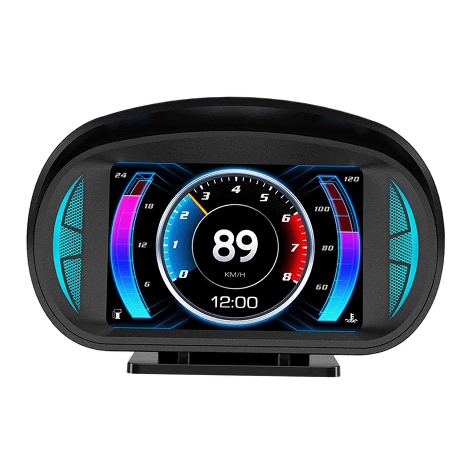 Car HUD Head up Display Voltage Overspeed Voltage Faulty Alarms Inclinometer-image-13