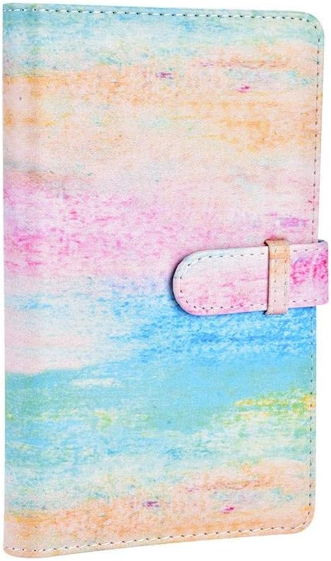 3 in Photo Book Photo Album, 16 Individual Pages Mini Durable for Wedding Album Graduations Album for Engagement Album Guestbook Album(Oil Paint)