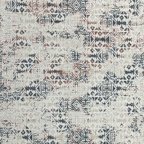 Image of Urban Space Digital Printed Premium Chenille Floor Carpet Mat for Bedroom, Living Room, Super Soft Rug with Anti-Skid Backing, Modern Distressed Design (2ft x 3ft, ACR003)