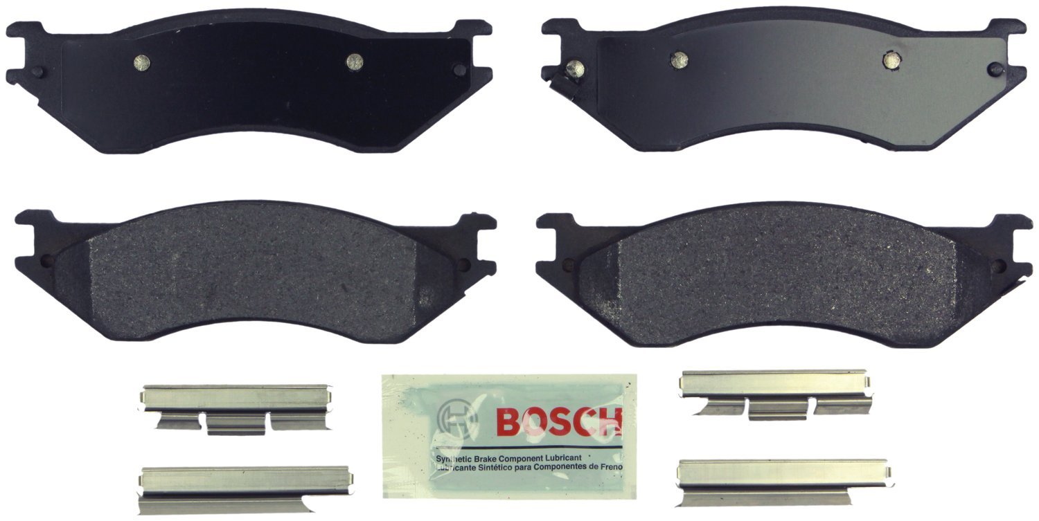 Bosch BE1324H Blue Disc Brake Pad Set with Hardware - FRONT — view 173