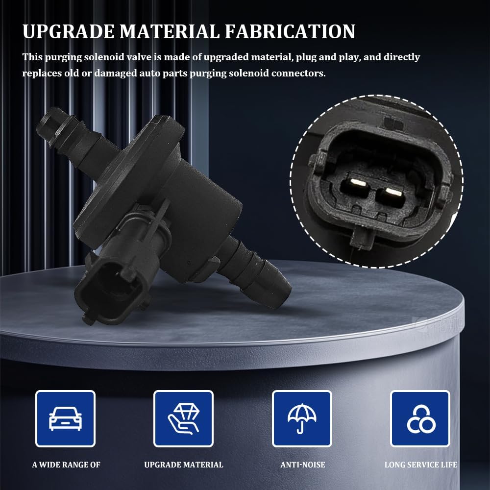 0280142500 Vapor Canister Purge Valve Compatible with Ford Fiesta 1.6L 2014-2019 Focus 2.0L 2.3L Escape 2.0L Replaces# BV61-9G866-AA, BV619G866AA