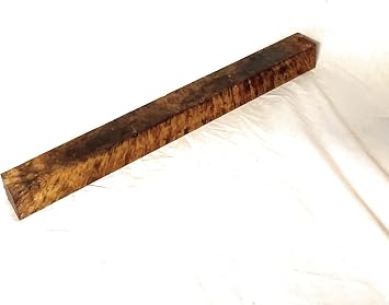 Exotic Wood Amboyna Burl Lumber 1.5x1.5x18 Pool Cue Building Hardwood Blank