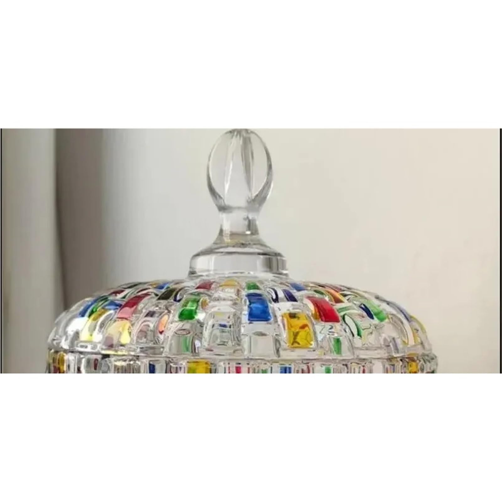 Barattoli di caramelle in vetro cristallo stoccaggio dolci con coperchio Contenitore for alimenti for frutta secca Per Feste E Banchetti