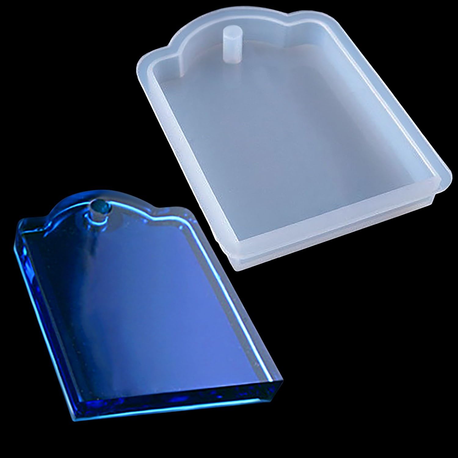 Silicone Keychain Mould Rectangle Shape 8x5.7cm JSM146 | Resin Casting Mould, 1.2cm Height, Smooth Finish, DIY Craft Tool, Flexible Silicone-image-27