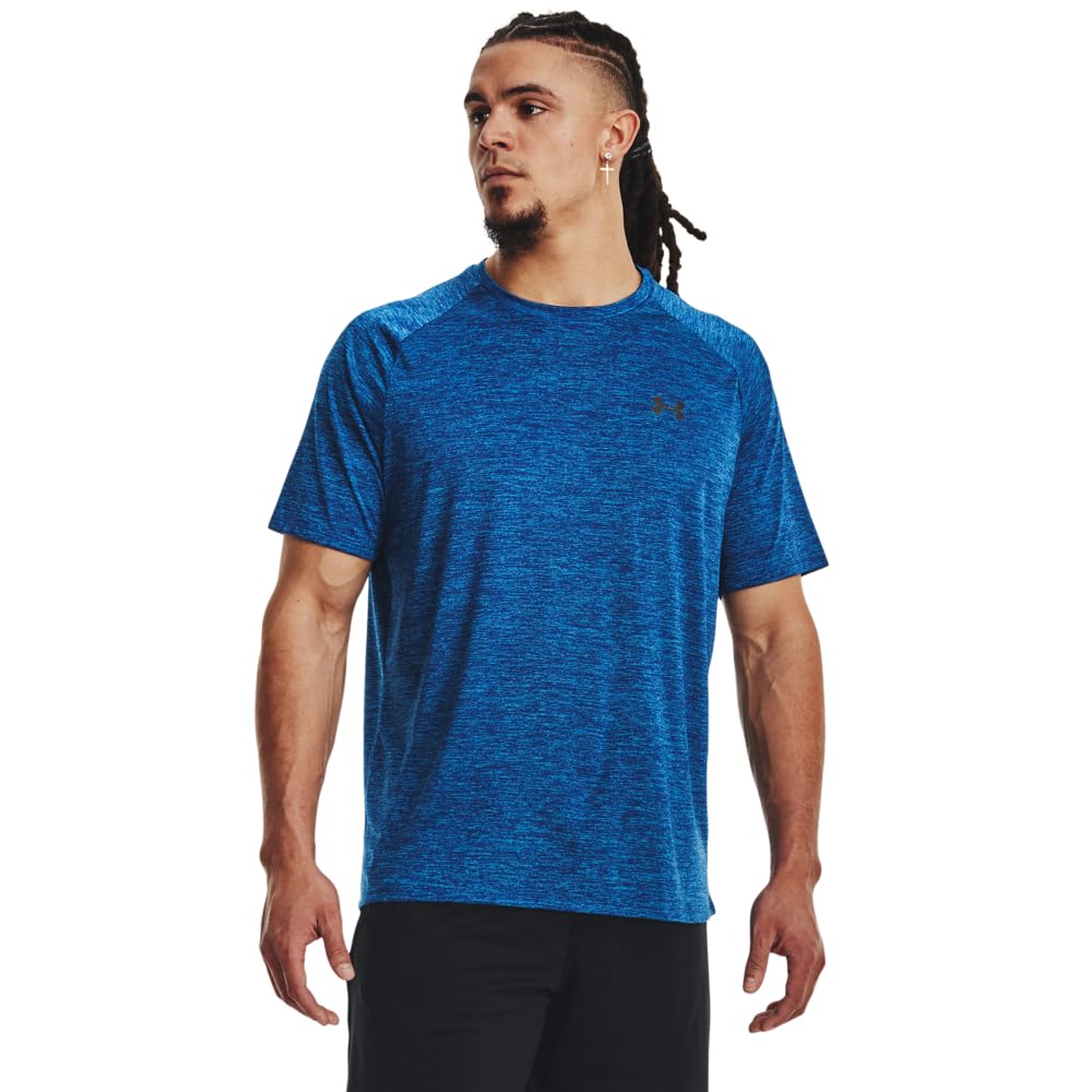Under Armour mens Ua Tech 2.0 Ss T-shirt Blue Mirage XS