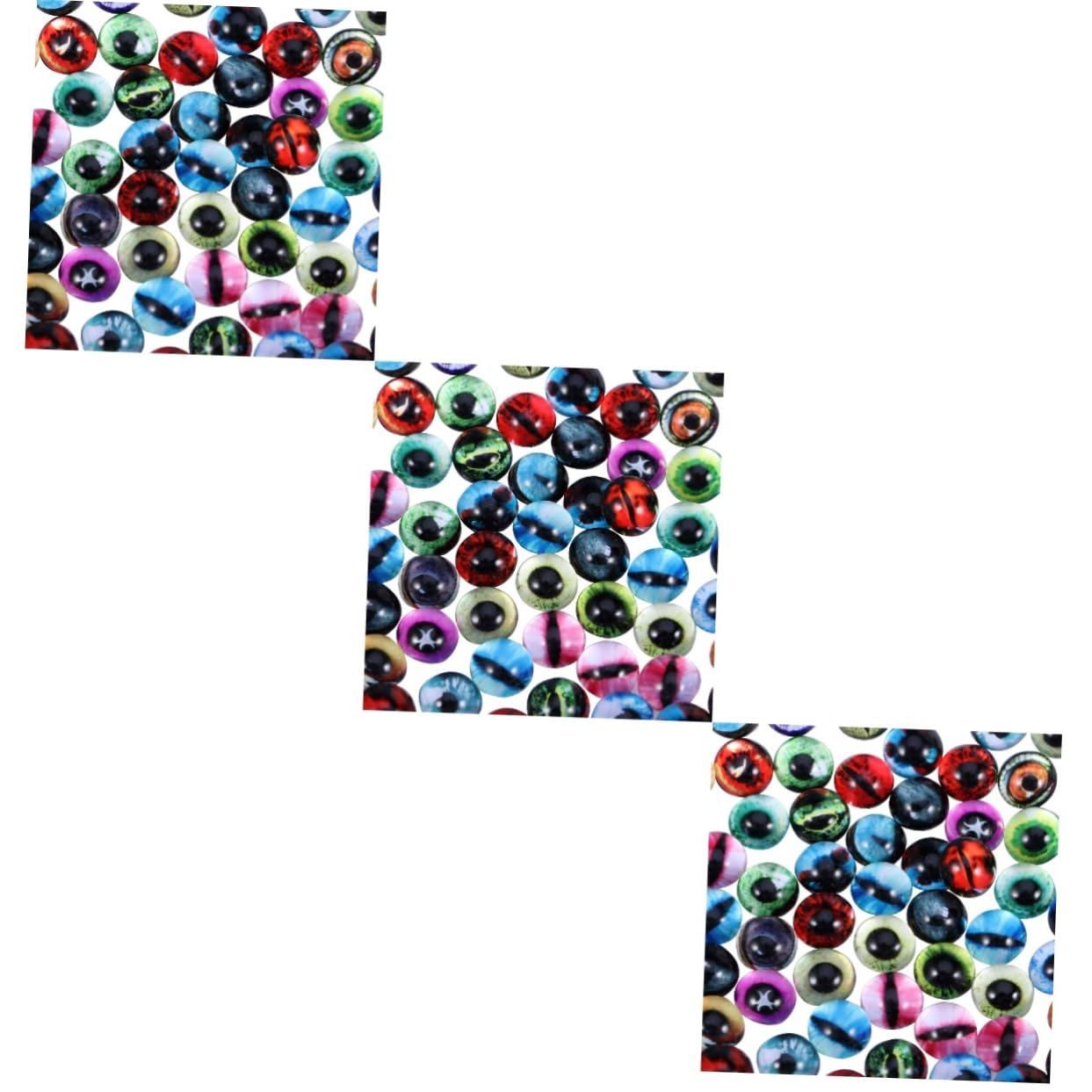Lurrose 3 Set Di Perline Di Decorative Perline Artigianali Mezze Perline Accessori Artigianali Piccole Perline Decorative Perline Di Autoadesive 100 Pezzi * 3