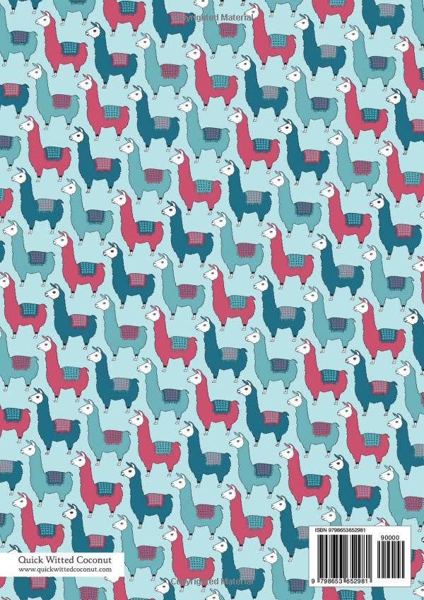 Llama Notebook - Lined Pages - A4 - Premium: (Mountaineer Edition) Fun notebook 192 lined pages (A4 / 8.27x11.69 inches / 21x29.7cm) - Image 2