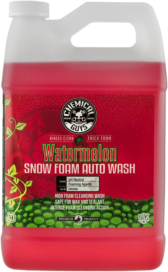 Chemical Guys CWS208 Watermelon Snow Foam Cleanser (1 Gal), 128. Fluid_Ounces