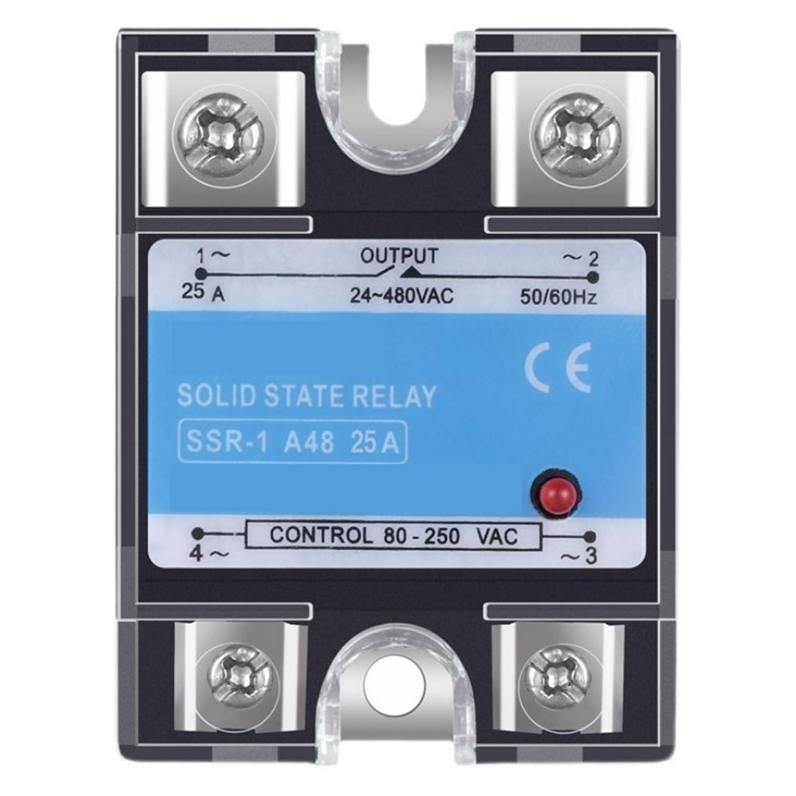 Relais statique SSR 25AA AC control AC 48-480V pour industrie - 2