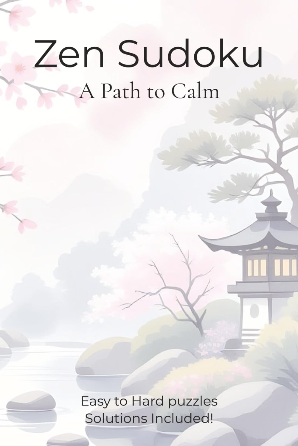 Zen Sudoku: A Path to Calm: Easy, Medium, and Hard Puzzles for Calm, Focus, and Lasting Stress Relief | 120 Pages | 6x9 Inches | Mindful, Calm, Stress ... at appointments, or your morning routine!
