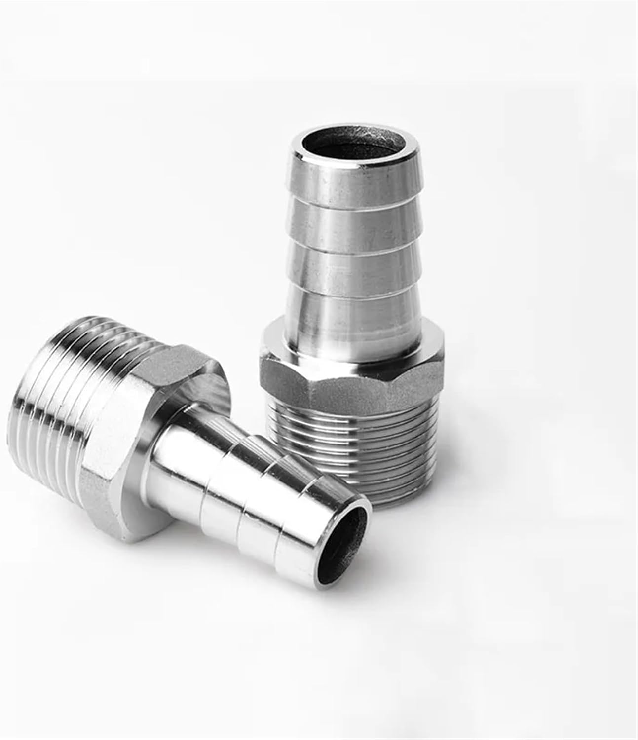 6mm 8mm 10mm 12mm 13mm 14mm 15mm 16mm 18mm 19mm Hose x 1" BSPP Male Thread 304 Stainless Steel Pipe Fitting(14mm) Plumbing Fittings