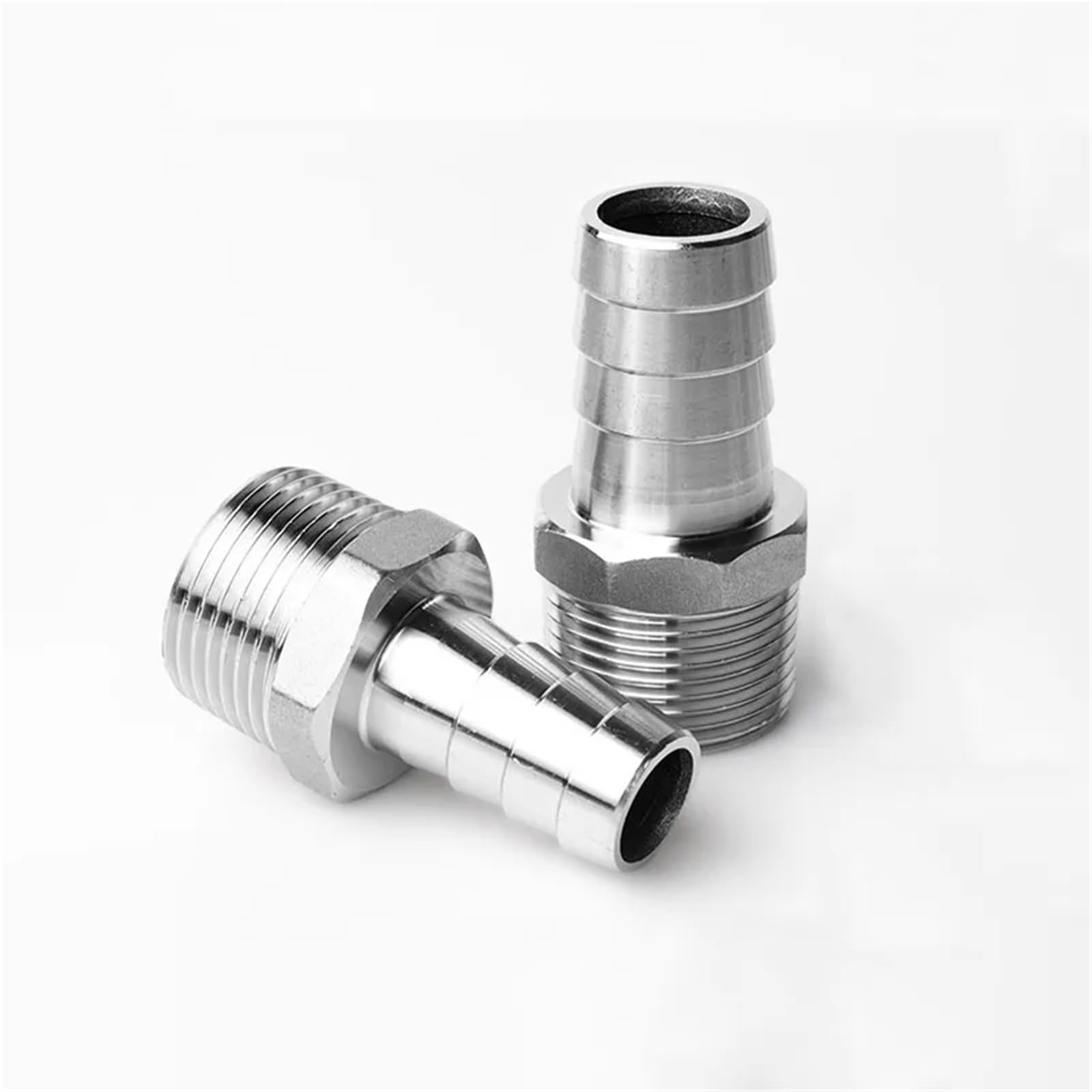 6mm 8mm 10mm 12mm 13mm 14mm 15mm 16mm 18mm 19mm Hose x 1/2" BSPP Male Thread 304 Stainless Steel Pipe Fitting(15mm) Brass Hose