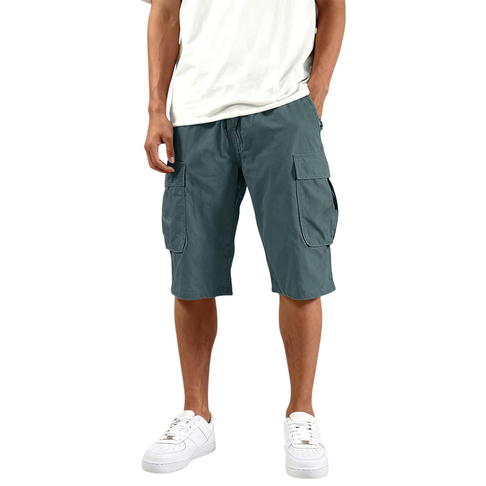 Bermuda Cargo Homme Sport Pantacourt Ete Grand Taille Randonnee Travail