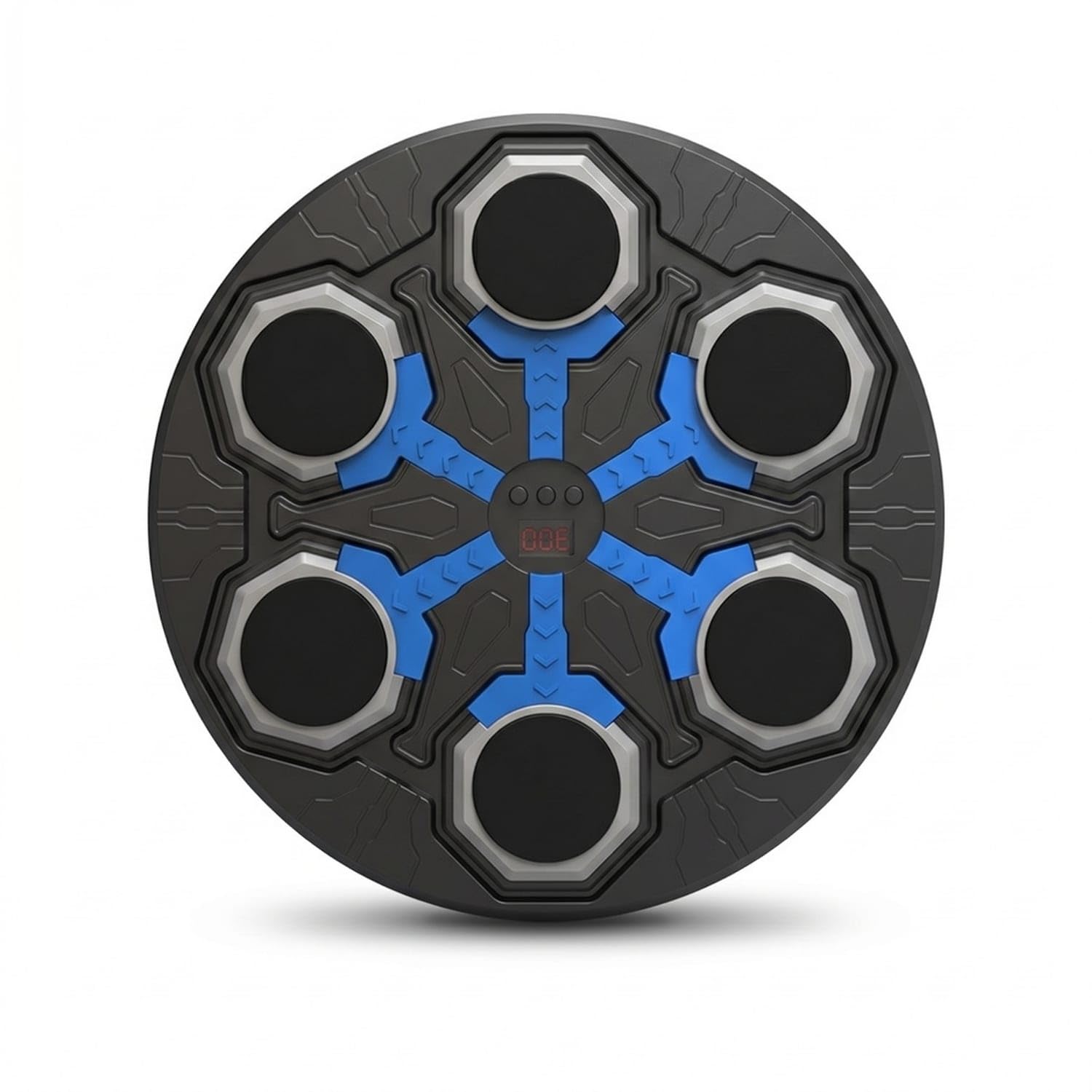 Adjustable Speed Wall-Mounted Boxing Target Machine Automatic Counting Electronic Boxing Instructor Light Feedback Wall Mounted Punching Pad RGB Lights, Black-image-23