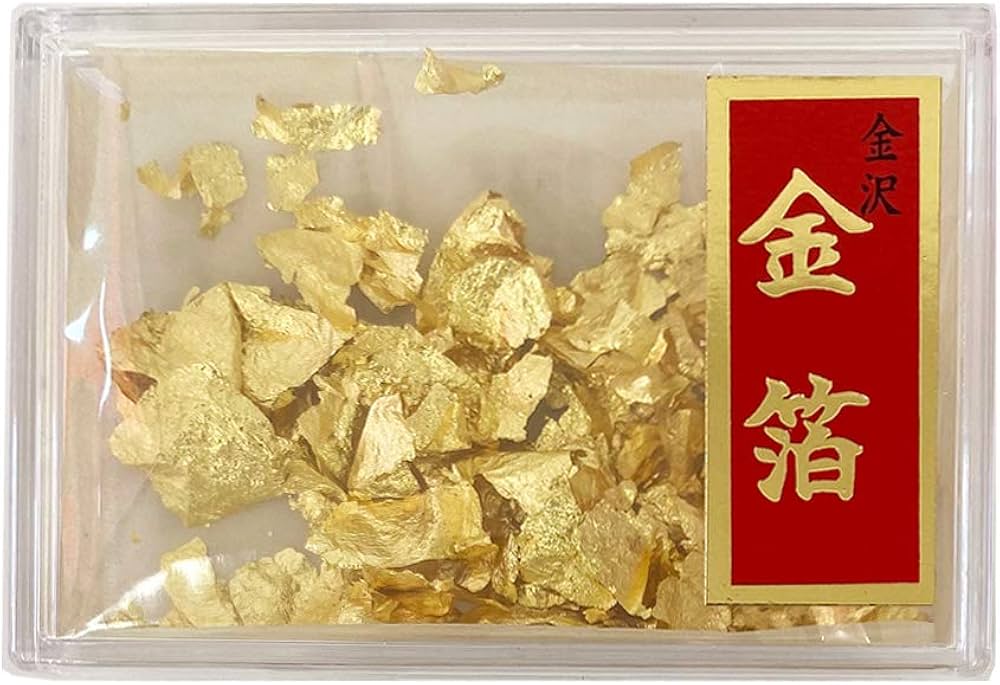 Amazon.co.jp: Gold foil case included (small) *Kanazawa gold leaf