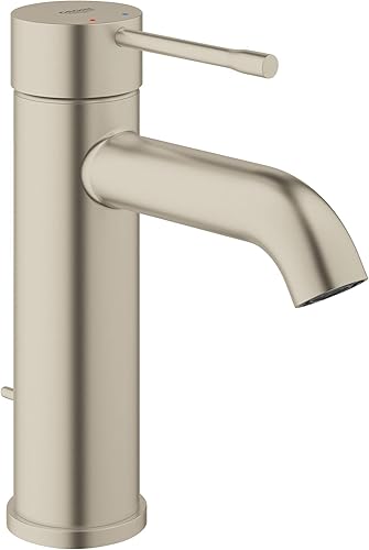 Miniatura 8 de GROHE 23592GNA Essence, grifo de baño de un solo agujero de un solo mango tamaño S 1.2 GPM, amanecer fresco cepillado (oro cepillado)