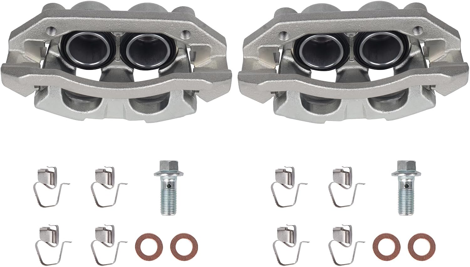 PAROD Front Disc Brake Caliper With Bracket Fit for 2005-2008 Dodge Dakota, 2006-2008 Ram 1500, 2006-2009 Mitsubishi Raider Replace #18B5009 18B5008 Passenger&Drive Side