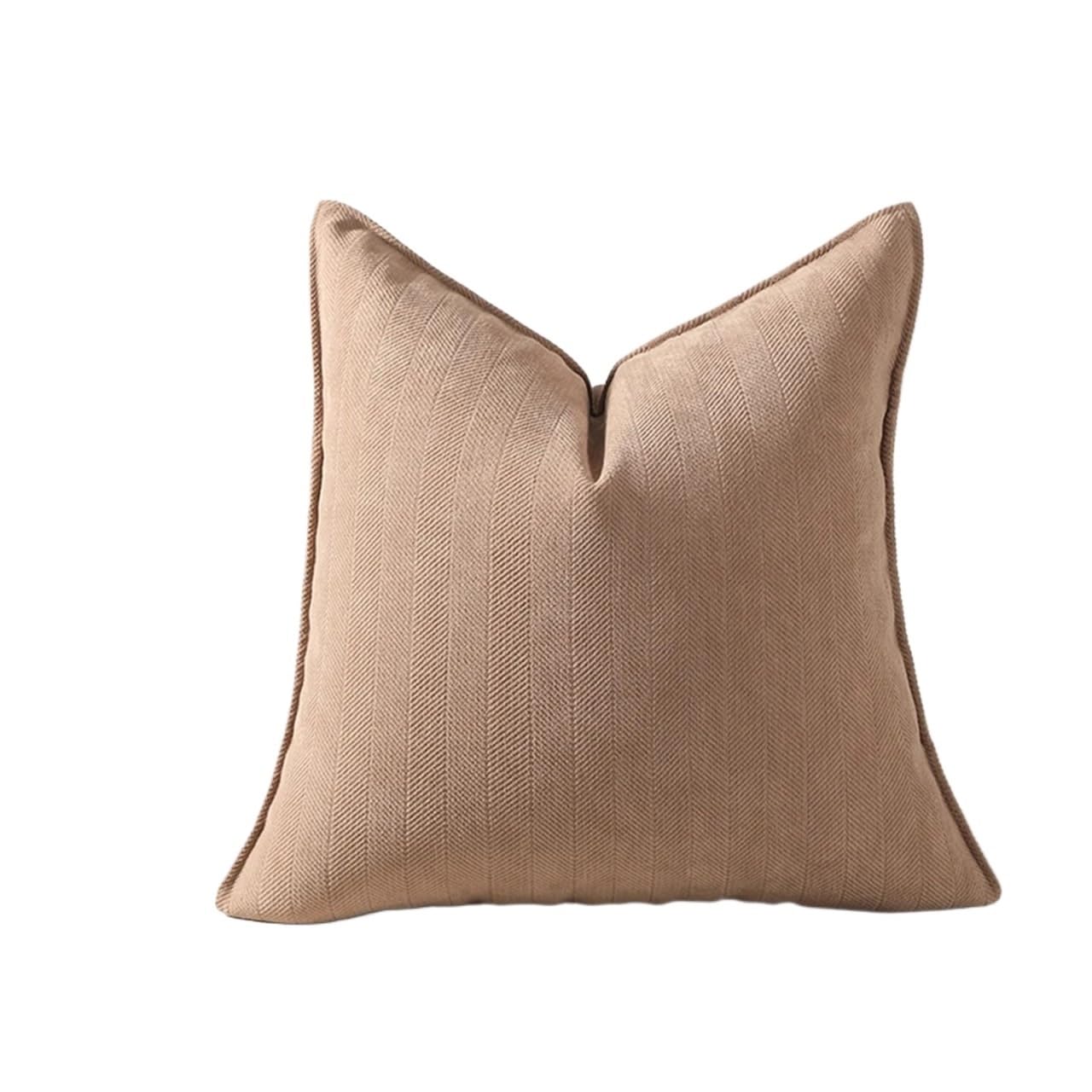 Housses de coussin en chenille douce 2 pièces pour décoration de chambre et canapé