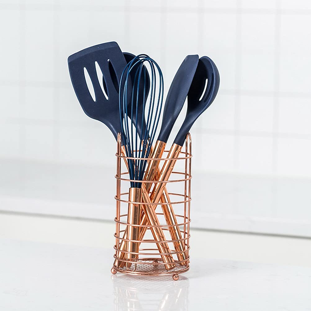 Ustensiles de cuisine silicone spatule antiadhésive pelle manche acier inoxydable