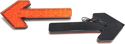 Miniatura 4 de CFLMYYXGS Luz de señal de piloto LED universal impermeable para vehículo de 12V-24V, luz de señal piloto de flecha, carrito de riego, barredora,