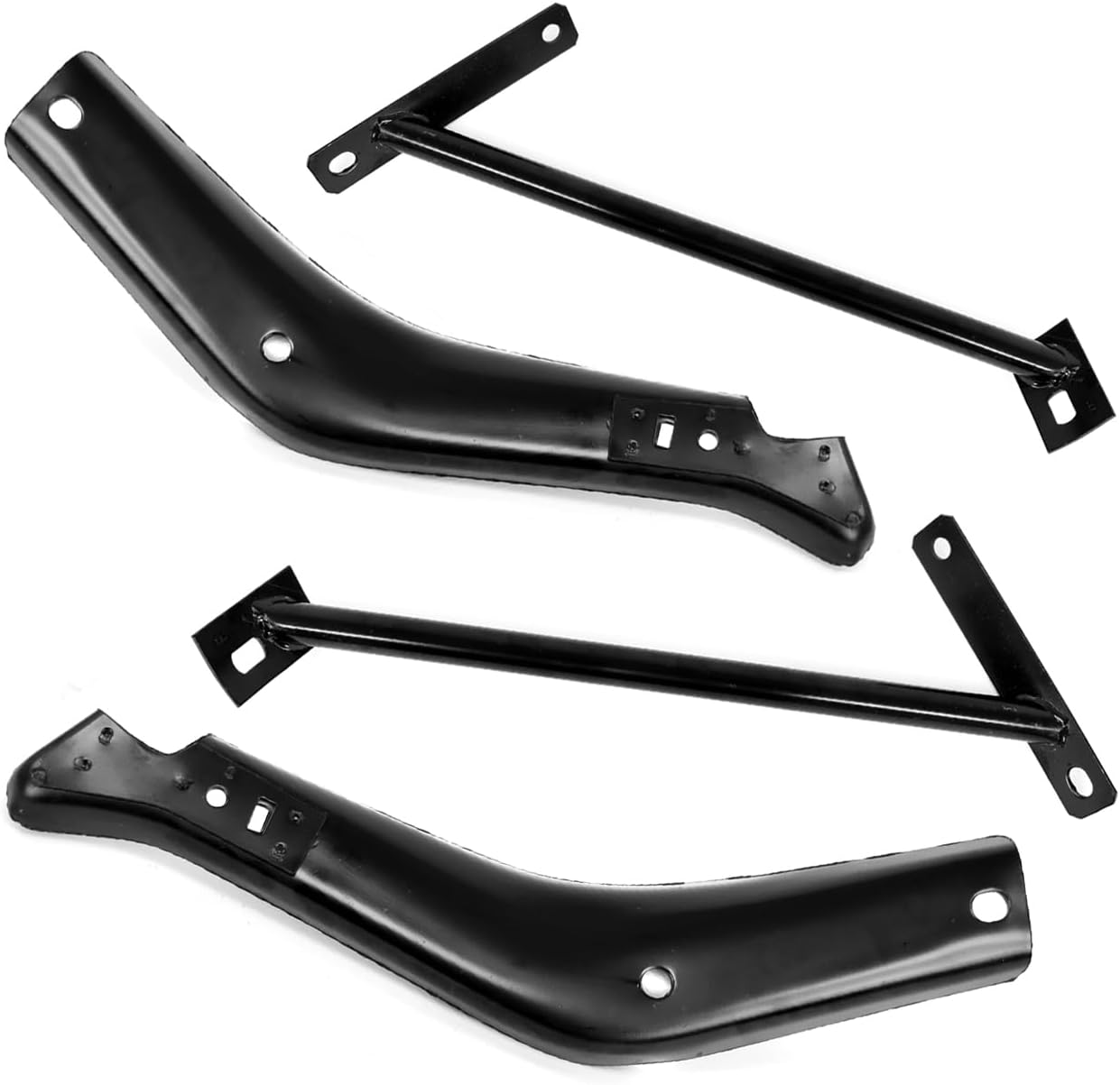 Front Bumper Bracket Set - Inner and Outer, Driver and Passenger Side For 1964-1966 Ford Mustang