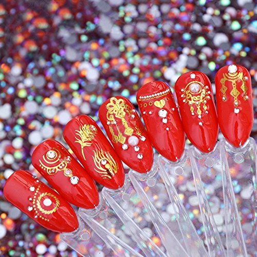30Sheets Gold Silver Nail Art Water Transfer Decals Metallic Nail Stickers Butterfly Lace Flower Dream Catcher Feather Nail Decorations #TOP2