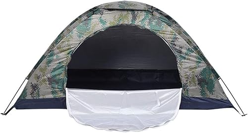 Socobeta Tienda de camuflaje ligera para acampar pesca y senderismo refugio portátil para una sola persona con diseño a prueba de viento