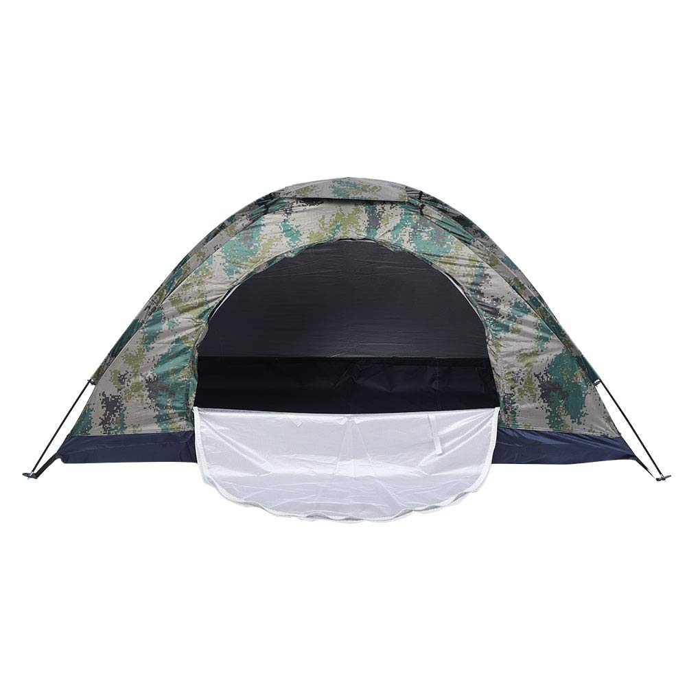 Camouflage Camping Tent 1 Person Lightweight Waterproof Windproof Backpacking Tent Emergency Up Instant Tent for Family,Backyard,Outdoor,Hiking,Fishing and Climbing