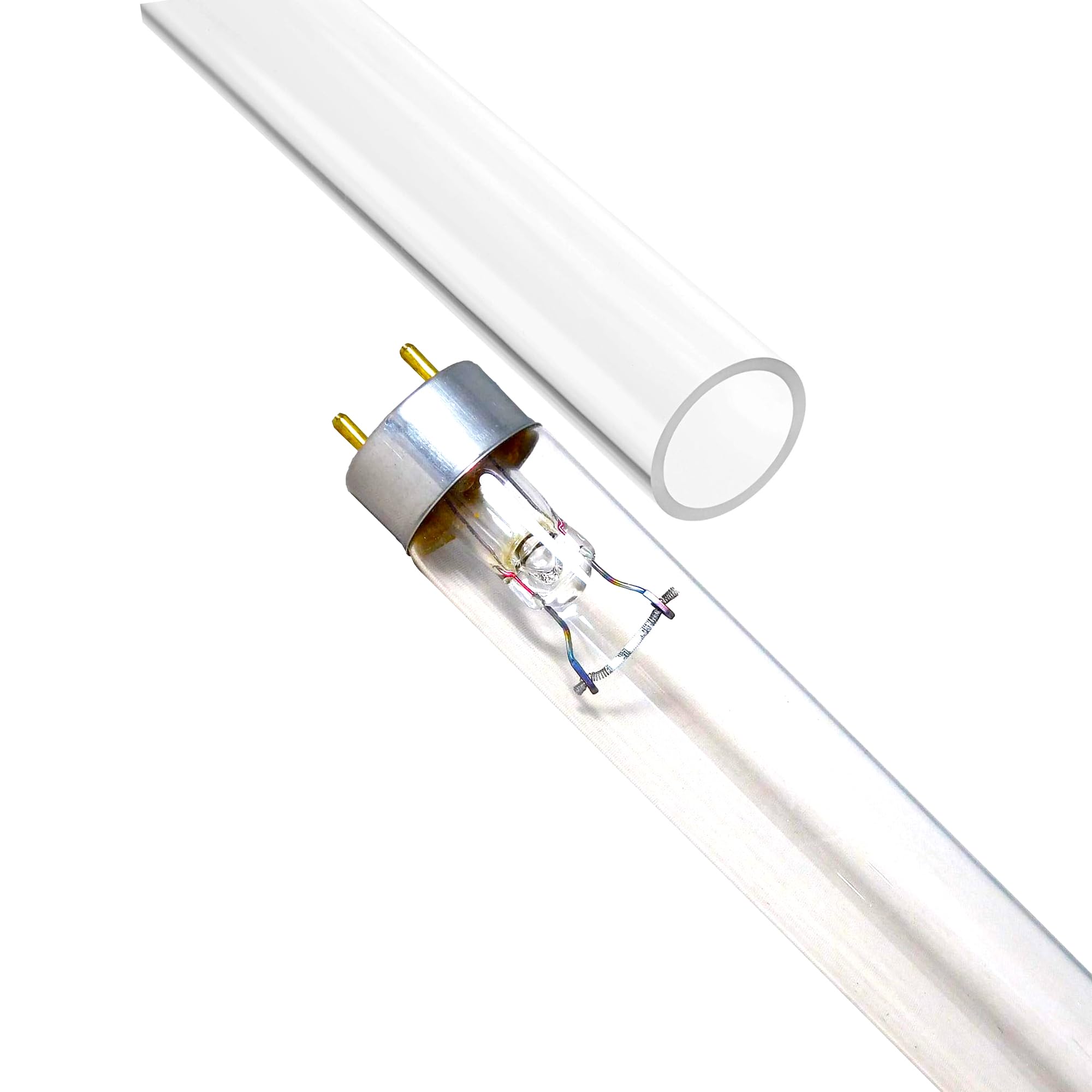 Aquacadabra Pond UV Bulb Lamp & Quartz Sleeve Bundle 25W