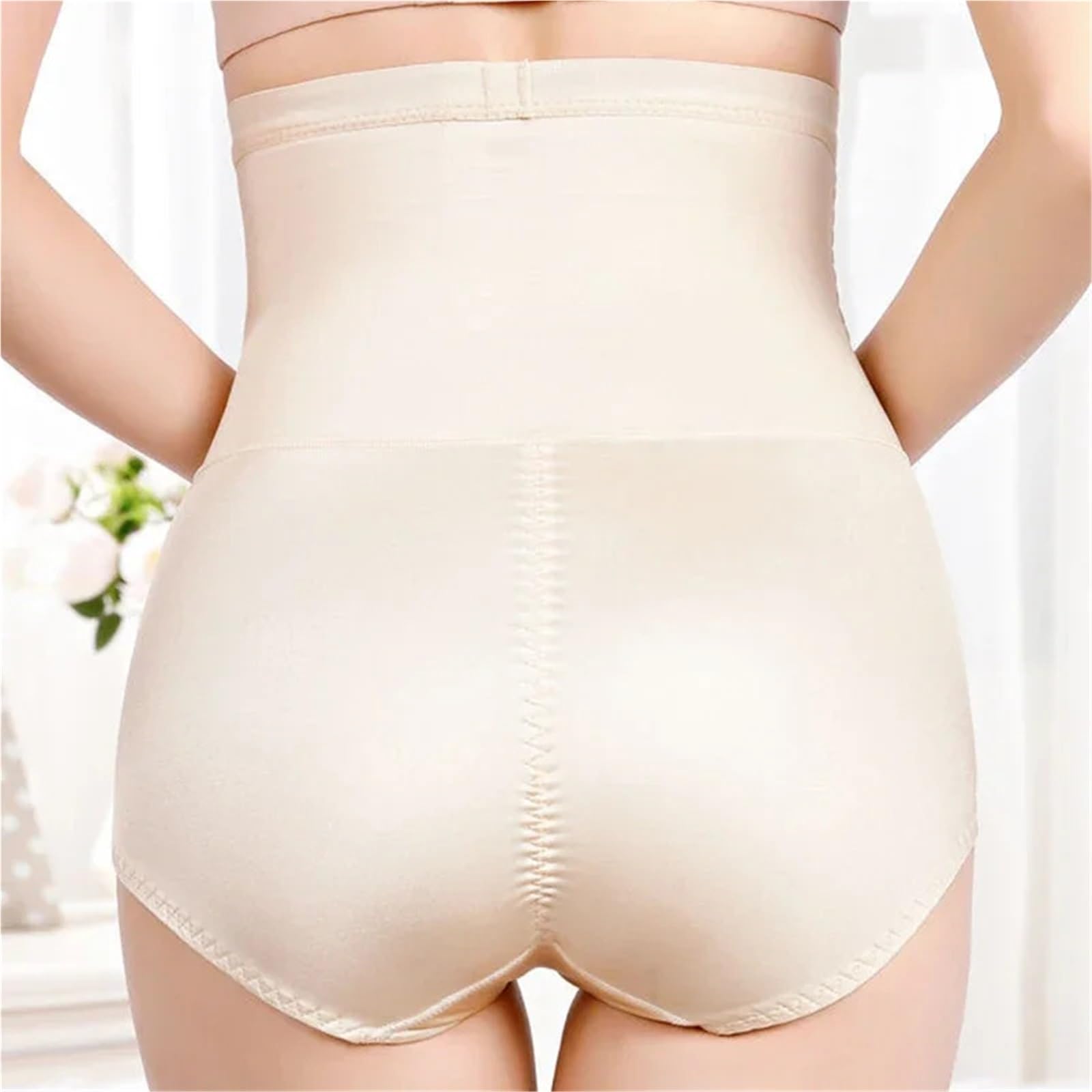 Pancera Contenitiva 2PCS Donne Butt Lifter Shapewea Briefsr Tummy Control Donna Vita Alta Trainer Bodyshaper Mutandine Corsetto Addome Intimo Modellante(Black,M 40-48kg)