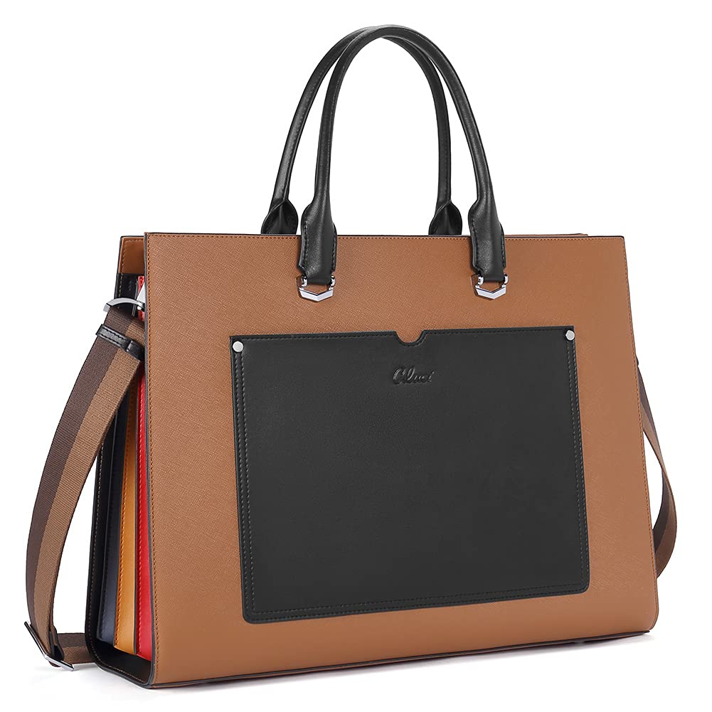 Briefcase For Women Designer Genuine Leather 15 Inch Laptop