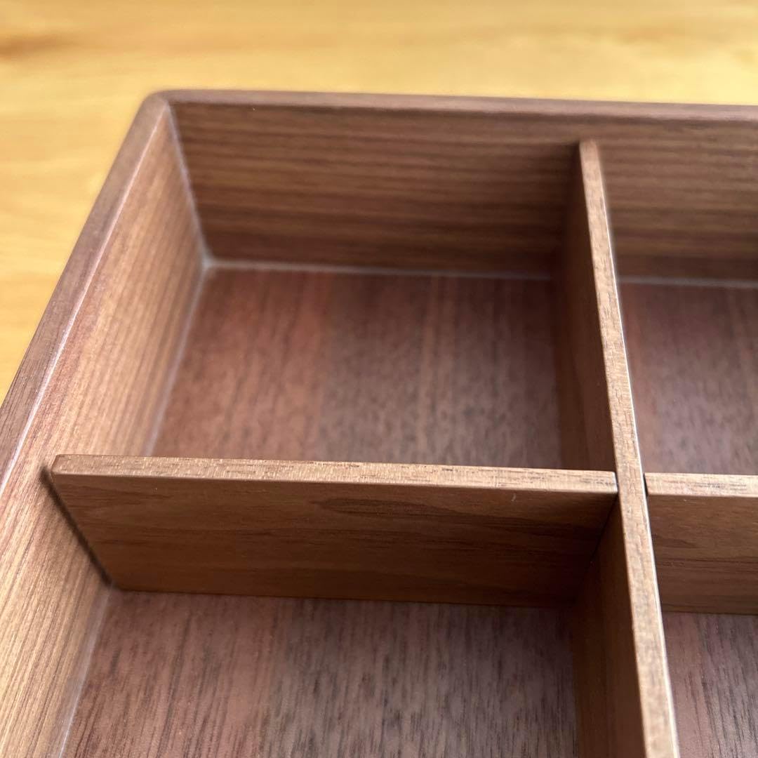 ウォールナット天然木　3段重箱　越前塗　日本製 ウォールナット天然木 3段重箱 越前塗 日本製 重箱 3段 木製