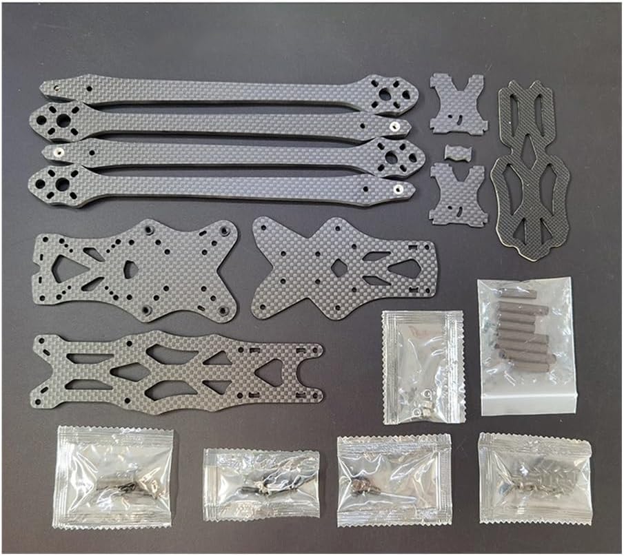 Fit for FPV Freestyle RC Racing Drone RC Frame Kit 8 Inch 362mm 9 Inch 390mm Carbon Fiber Quadcopter Frame 5mm Arm(8 inch No Print)