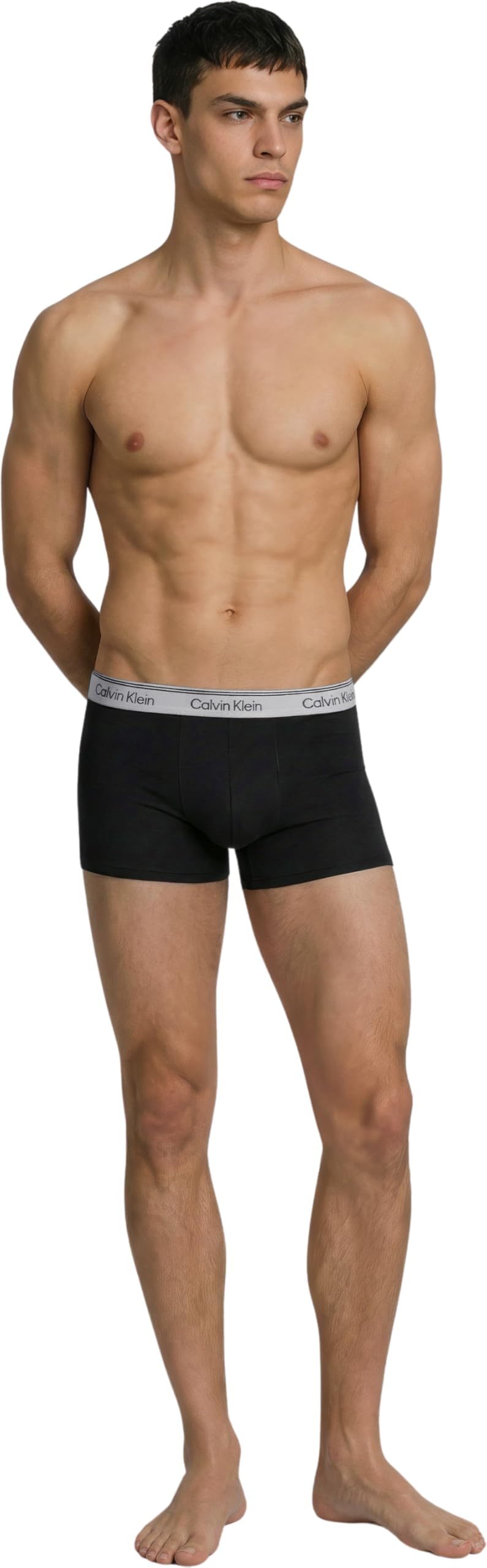 Calvin Klein Uomo Slip Boxer Confezione da 5 con Fascia con Logo, Nero (Black Bodies W/Black/Light Cast/Fe), M