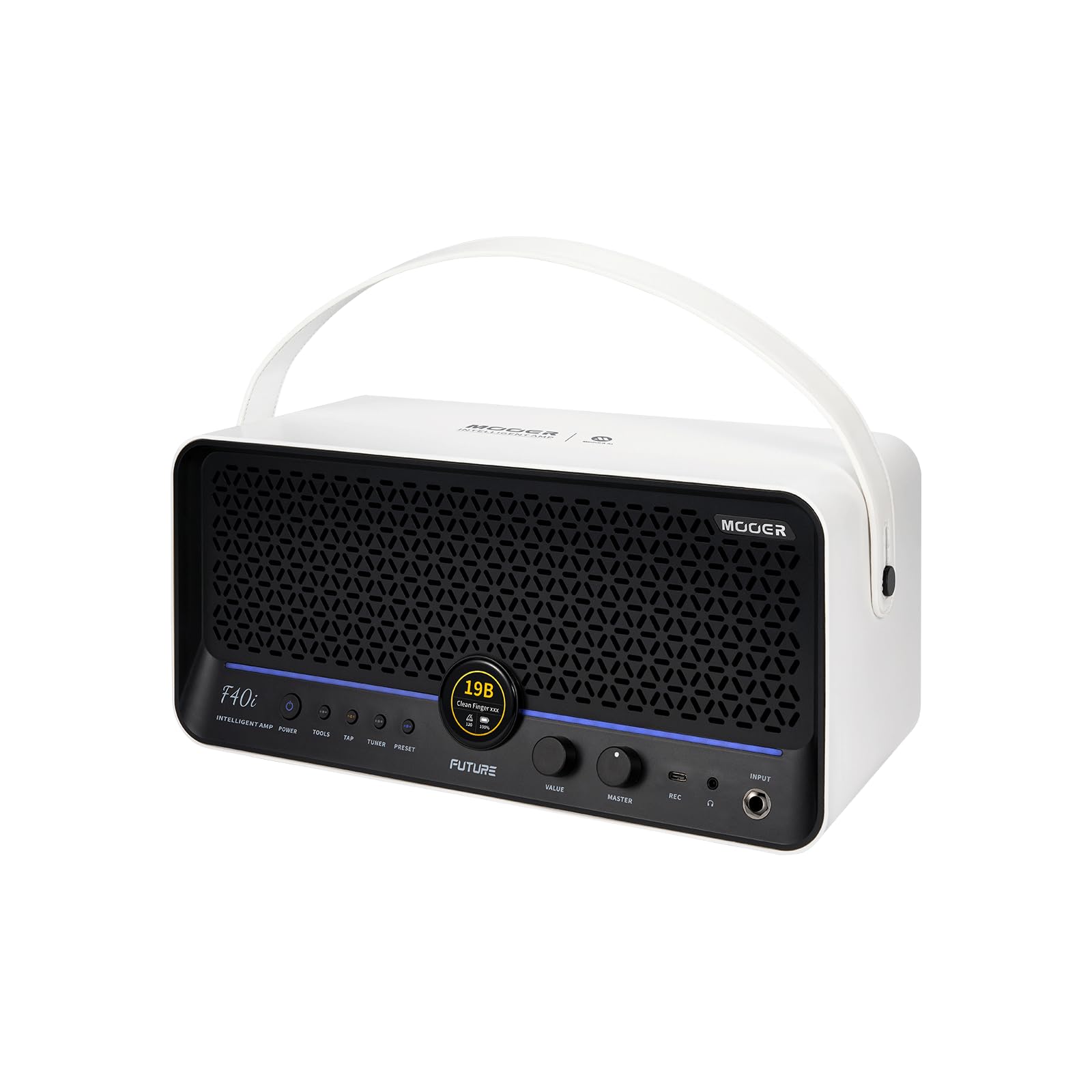 F40i Smart Guitar Amp 40W Touching Screen, MOOER AI, Voice Effects