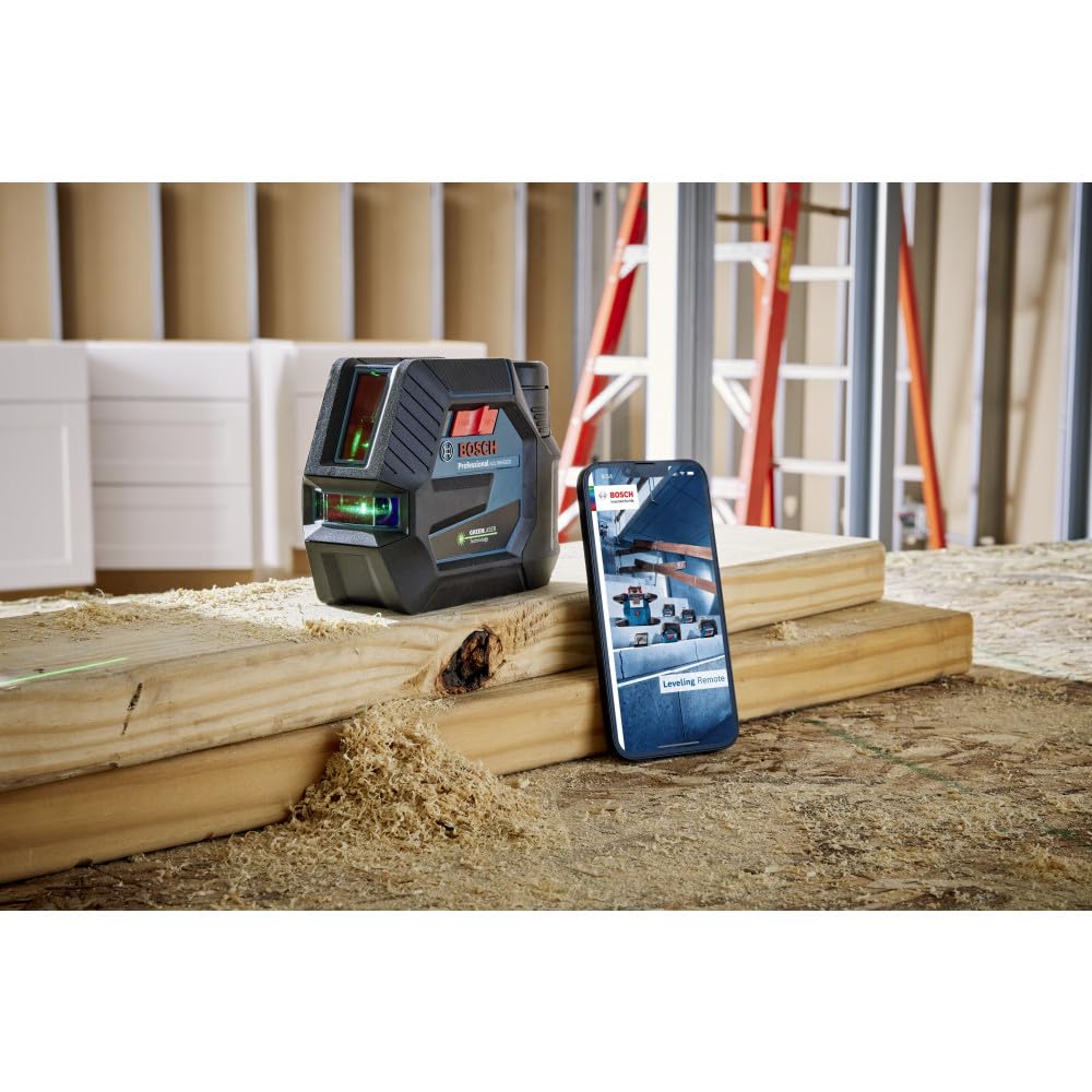 Bosch GCL165 Laser Level - Green Beam, Connected -4