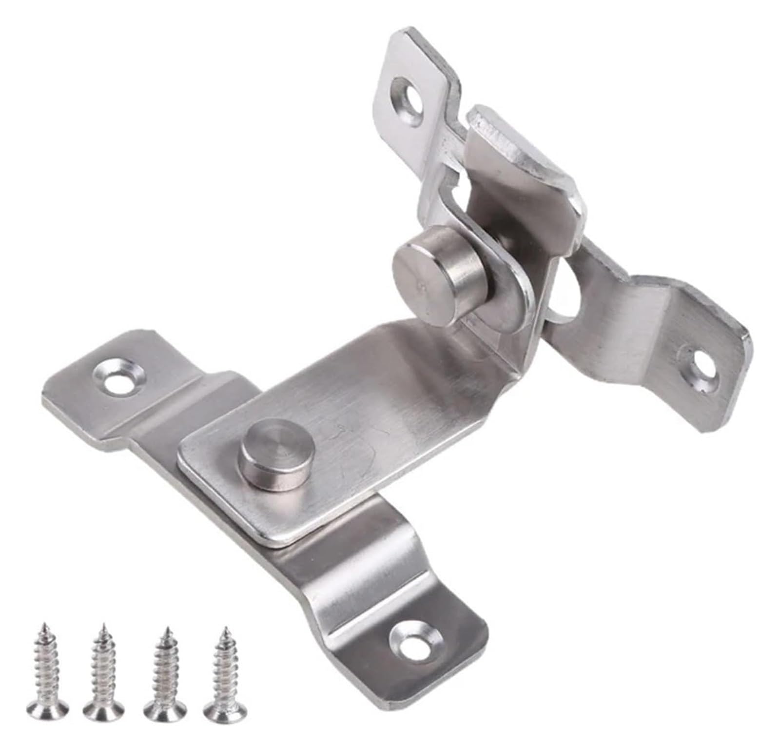 Naqzrxpml S Door Bolt 90 Degree Lide Gate Hasp Latche Lock Flip Door Buckle Barn 50Mm/70Mm(S)