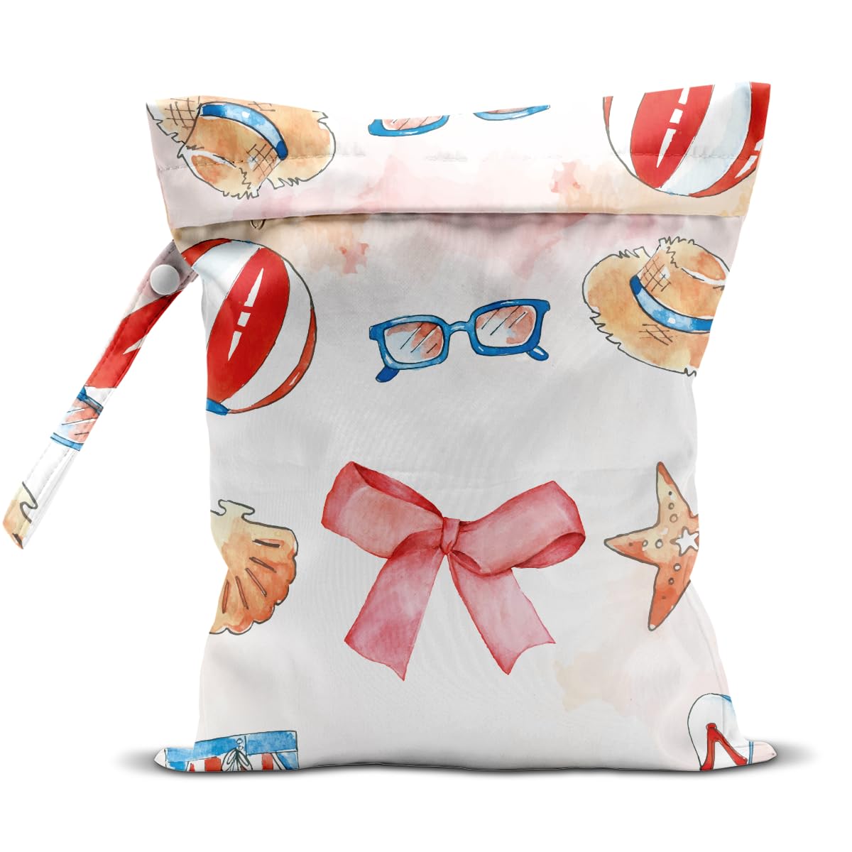 HDHBP Beach Essentials, Wet Bag for Swimsuit Dirty Clothes Yoga Gym Diaper, Wet Dry Bag, Beach Vacation Essential for Travel Poor Bathing Summer