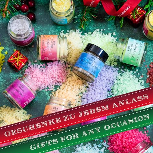 Adventskalender für Frauen mit Badesalzen von Hallingers Genuss Manufaktur