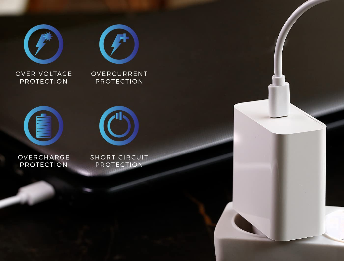 Caricatore USB-C 65W MUTTO PD 3.0 | Compatto E Veloce Per MacBook, Galaxy S20/S10, IPhone 12/13/14, IPad Pro, Nintendo Switch | Bianco