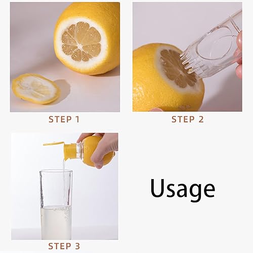 Miniatura 3 de Exprimidor manual de naranja y limón, exprimidor de mano para limón y cítricos, herramienta de barra exprimidora manual de cítricos