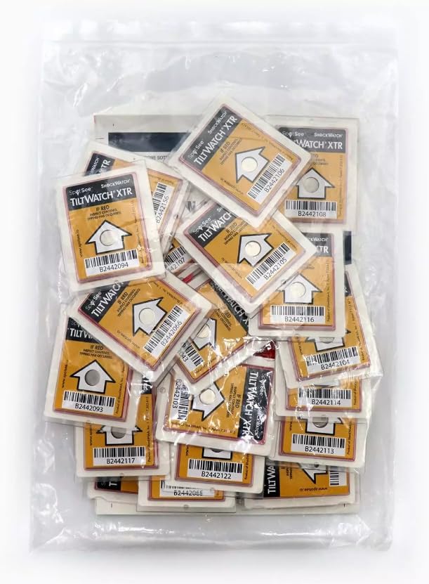 StickersLab TiltWatch XTR - Etiquetas con indicador de inclinación (10 unidades)