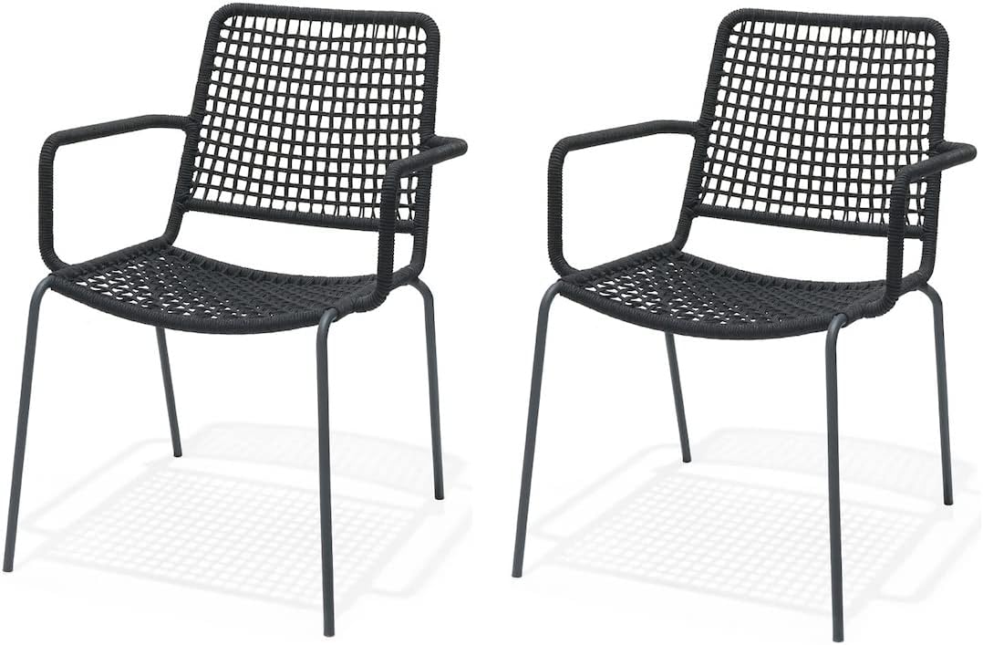 Amazonia Dayton 7-Piece Outdoor Rectangular Dining Table Set | Certified Teak | Ideal for Patio and Indoors