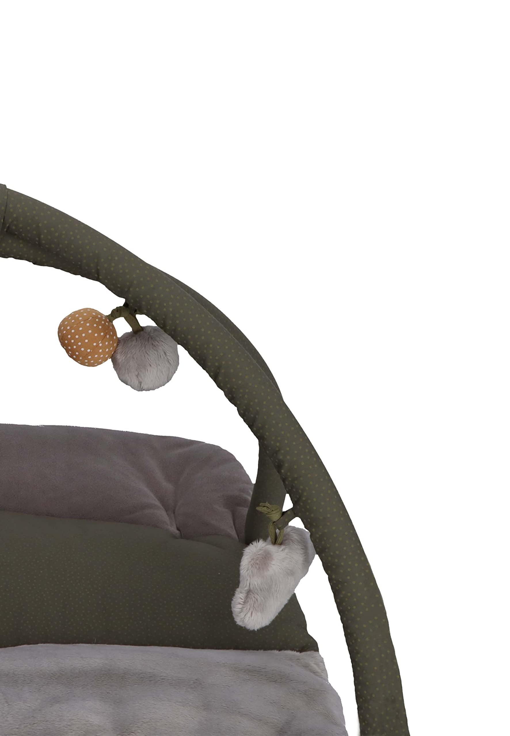 Sterntaler Baby Unisex Spielbogen Baby Spielbogen eckig Elefant Eddy - Spielmatte Baby, Babyspielzeug, Spielzeug - grau