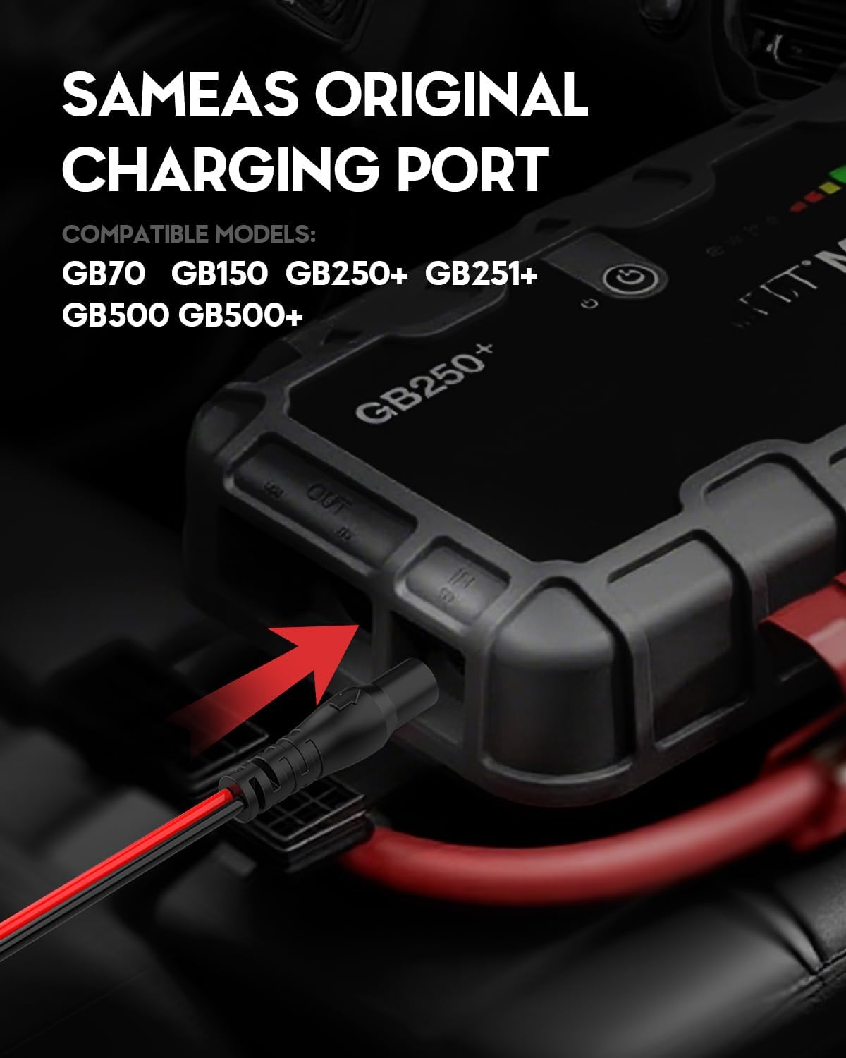 56W 14V 4A DC Car Charger, Vehicle Power Adapter Charging Cord Compatible with NOCO Genius Boost/Genius Series UltraSafe Lithium Jump Starters (GB70, GB150, GB250+, GB251+, GB500, GB500+) & XGC4 (9FT)