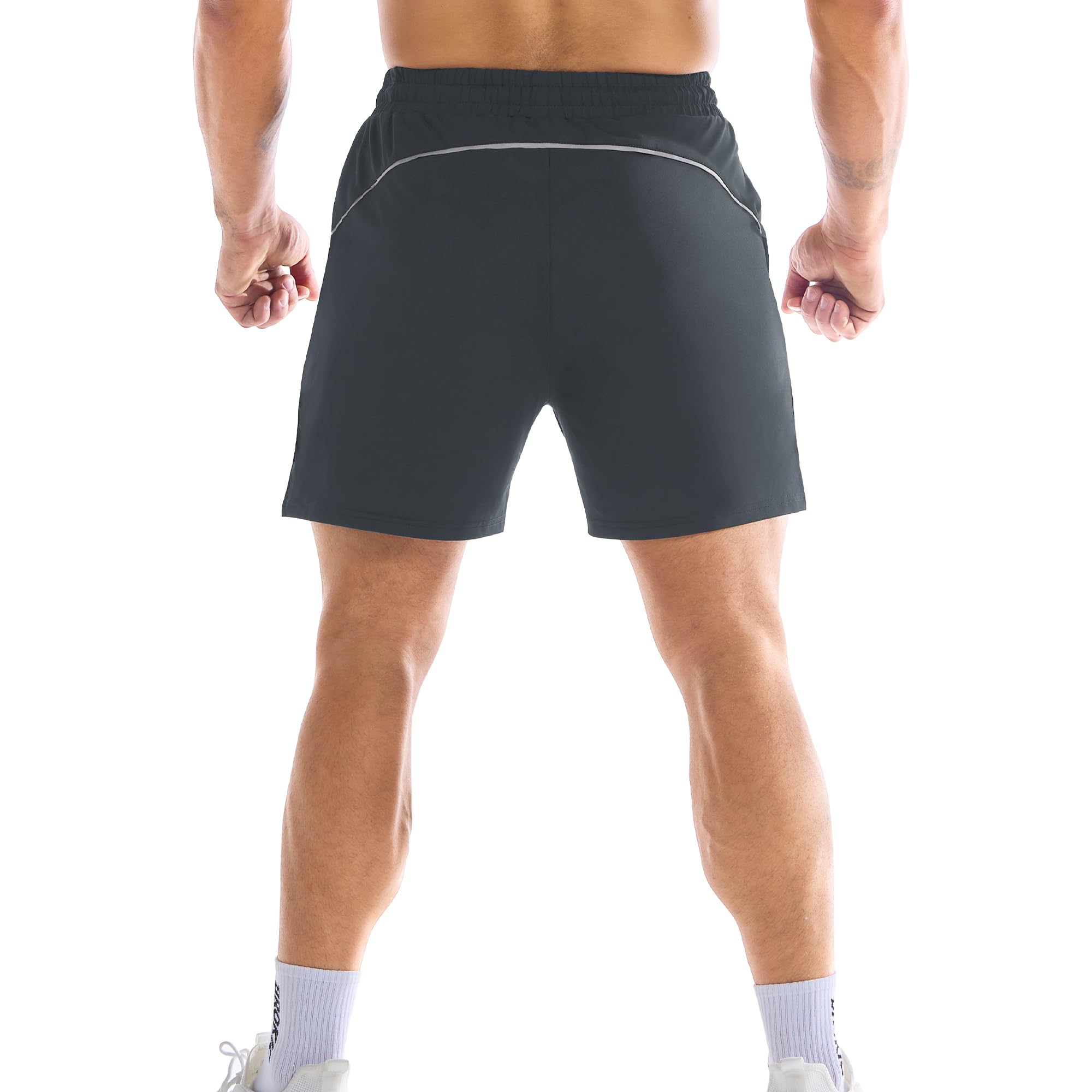 ZENWILL DryFlow Pantalones Cortos Deporte Hombre 2 Pack Secado Rápido